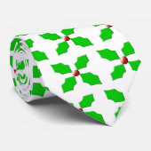 Frohe Weihnachten Holly Krawatte (Gerollt)