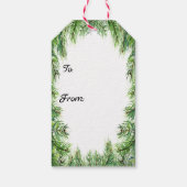 Frohe Weihnachten Holly | Personalisierte Weihnach Geschenkanhänger (Rückseite)