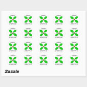 Frohe Weihnachten Holly Stickers (Blatt)