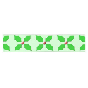 Frohe Weihnachten Holly Table Runner Kurzer Tischläufer