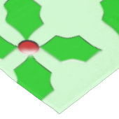 Frohe Weihnachten Holly Tablecloth Tischdecke (Schrägansicht)