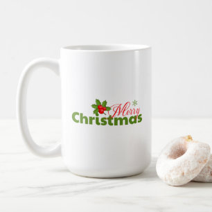 Frohe Weihnachten Holly Tasse