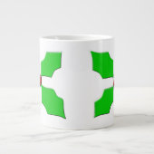 Frohe Weihnachten Holly Tasse (Vorderseite)