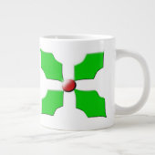 Frohe Weihnachten Holly Tasse (Rechts)