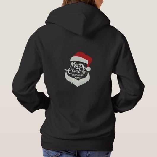 Frohe Weihnachten Hoodie (Rückseite)