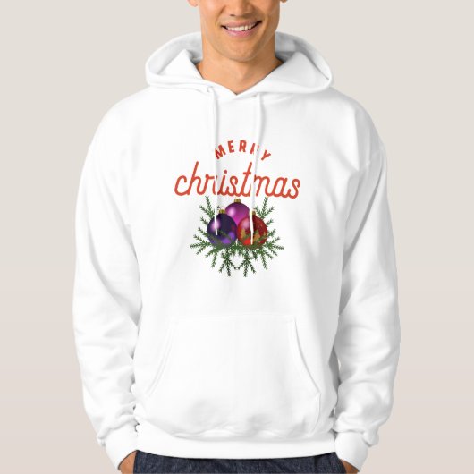 Frohe Weihnachten Hoodie (Vorderseite)
