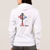 Frohe Weihnachten Hoodie (Rückseite)