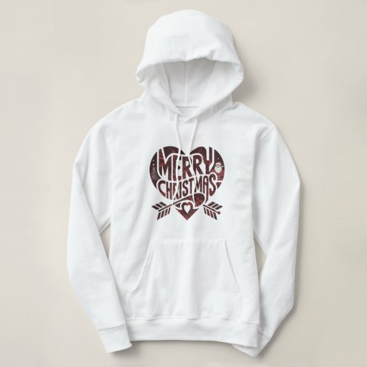 Frohe Weihnachten Hoodie (Design vorne)
