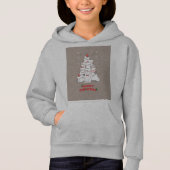 frohe Weihnachten Hoodie (Vorderseite)