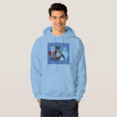 Frohe Weihnachten Hoodie (Vorne ganz)