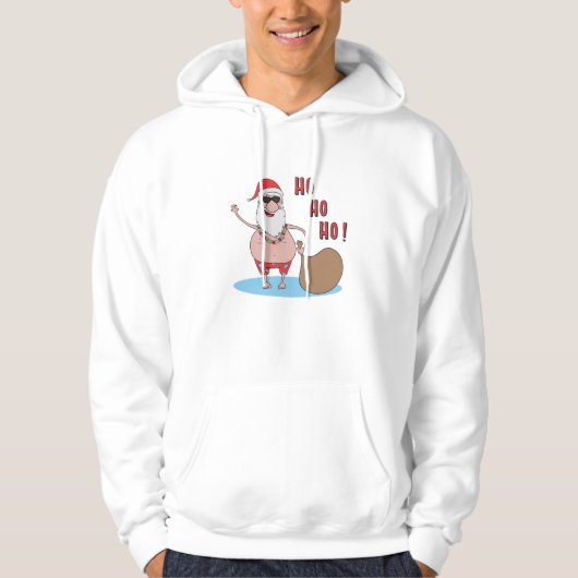 frohe Weihnachten Hoodie (Vorderseite)