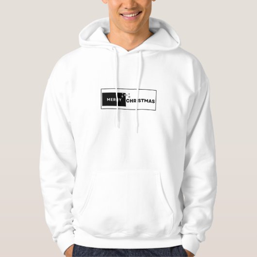 Frohe Weihnachten Hoodie (Vorderseite)