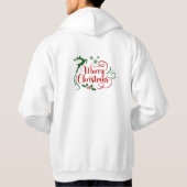 Frohe Weihnachten Hoodie (Rückseite)