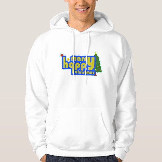 Frohe Weihnachten Hoodie (Vorderseite)