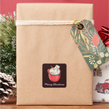 Frohe Weihnachten Hot Cocoa Marshmallow Snowman