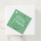 Frohe Weihnachten Hübsch grüne Kleider Custom Gesc Geschenkanhänger (Beispiel)