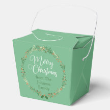 Frohe Weihnachten Hübschen grünen Kranz Custom Par