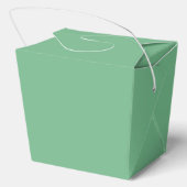 Frohe Weihnachten Hübschen grünen Kranz Custom Par Geschenkschachtel (Rückseite)