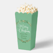 Frohe Weihnachten Hübschen grünen Kranz Custom Par Geschenkschachtel (Geplatzt)