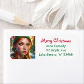 Frohe Weihnachten Hübscher Elf Feierlich (Insitu)