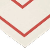 Frohe Weihnachten Hübscher Weißbär und Baummonogra Tischdecke (Schrägansicht)