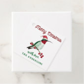 Frohe Weihnachten Hummingbird Geschenkanhänger (Beispiel)