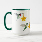 Frohe Weihnachten Hummingbirds Tasse (Links)
