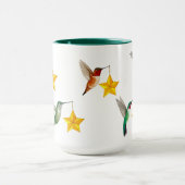 Frohe Weihnachten Hummingbirds Tasse (Zentrum)