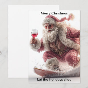 Frohe Weihnachten Humor Santa   Feiertagsgrüße 