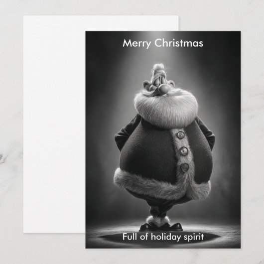 Frohe Weihnachten Humor Weihnachtsgrüße (Vorne/Hinten)