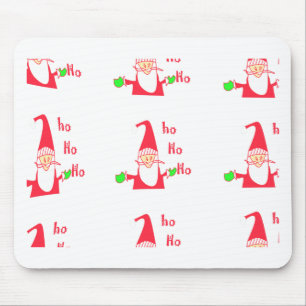 Frohe Weihnachten Humorvoller Santa-Maus Einzigart Mousepad