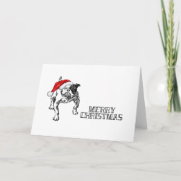 Frohe Weihnachten Hund Notizkarte Karte