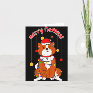 Frohe Weihnachten Hund Weihnachten Xmas T-Shirt Karte