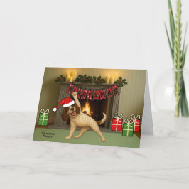 Frohe Weihnachten Hunde Yoga 