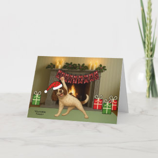 Frohe Weihnachten Hunde Yoga 