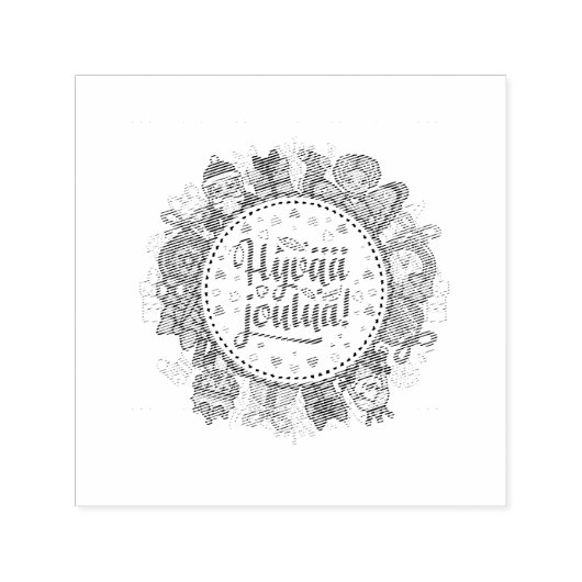 Frohe Weihnachten Hyvää joulua Finnisch Permastempel (Design)