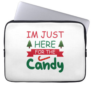 Frohe Weihnachten, ich bin nur wegen den Süßigkeit Laptopschutzhülle