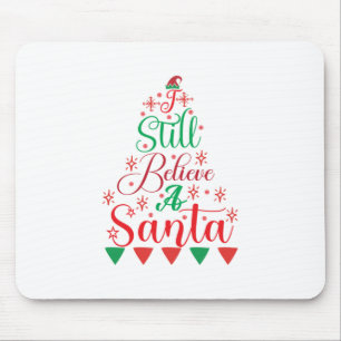 Frohe Weihnachten ich glaube noch immer an einen W Mousepad