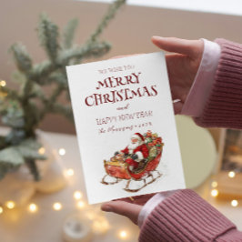 Frohe Weihnachten ich glücklich Neues Jahr Weihnac