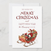 Frohe Weihnachten ich glücklich Neues Jahr Weihnac (Vorderseite)