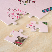 Frohe Weihnachten Icon Muster - Ästhetischer Feier Puzzle (Seite)