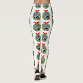 frohe Weihnachten Igel Leggings (Rückseite)