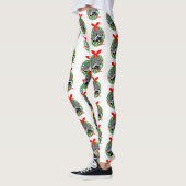 frohe Weihnachten Igel Leggings (Links)