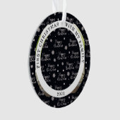 Frohe Weihnachten Ihr Foto Ornament (Vorderseite)