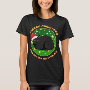 Frohe Weihnachten Ihr Geschenk ist in der Litter B T-Shirt