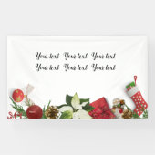 Frohe Weihnachten Ihr Text Banner (Horizontal)