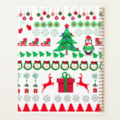 Frohe Weihnachten im hässlichen Pullover-Stil Planer (Rückseite)