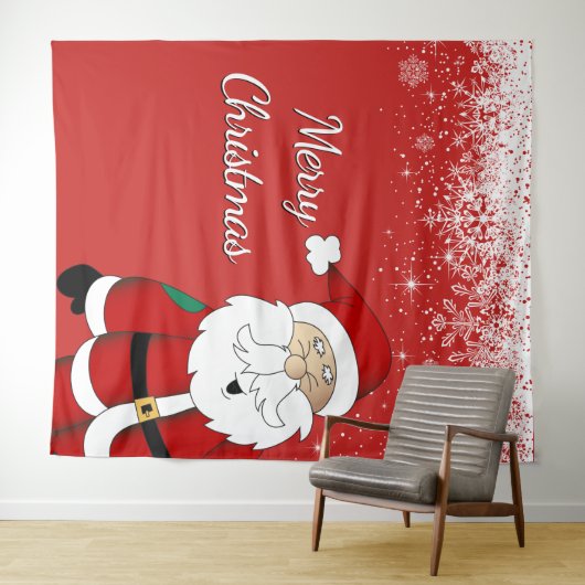 Frohe Weihnachten im Hintergrund, Foto Prop Wandteppich (Beispiel (Horizontal))