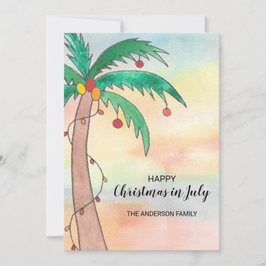 Frohe Weihnachten im Juli (Vorderseite)