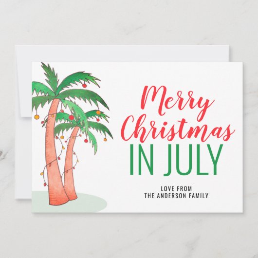 Frohe Weihnachten im Juli (Vorderseite)